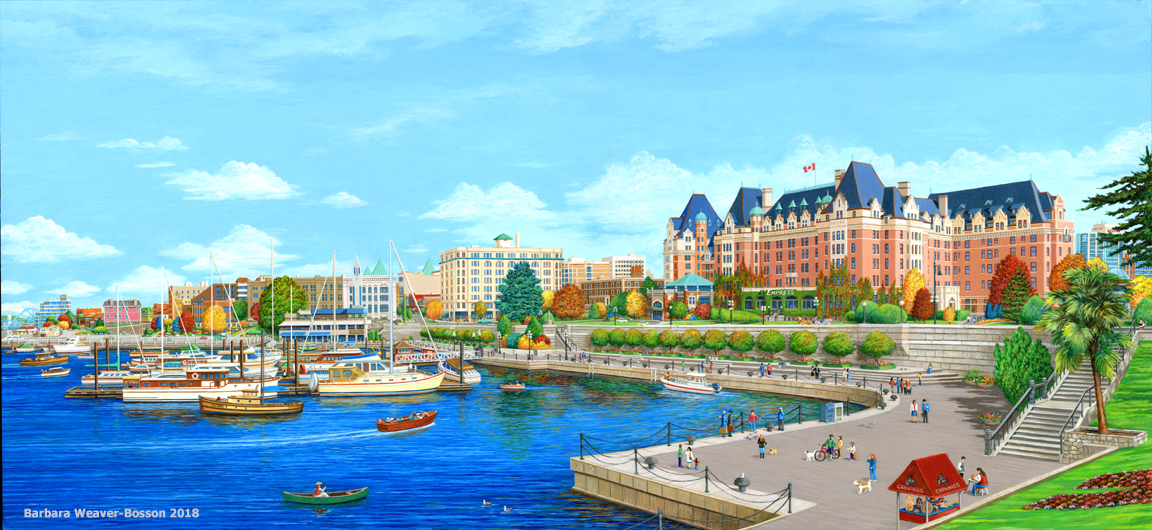 Inner Harbour and the Empress Barbara Weaver-Bosson Website Jan 2019